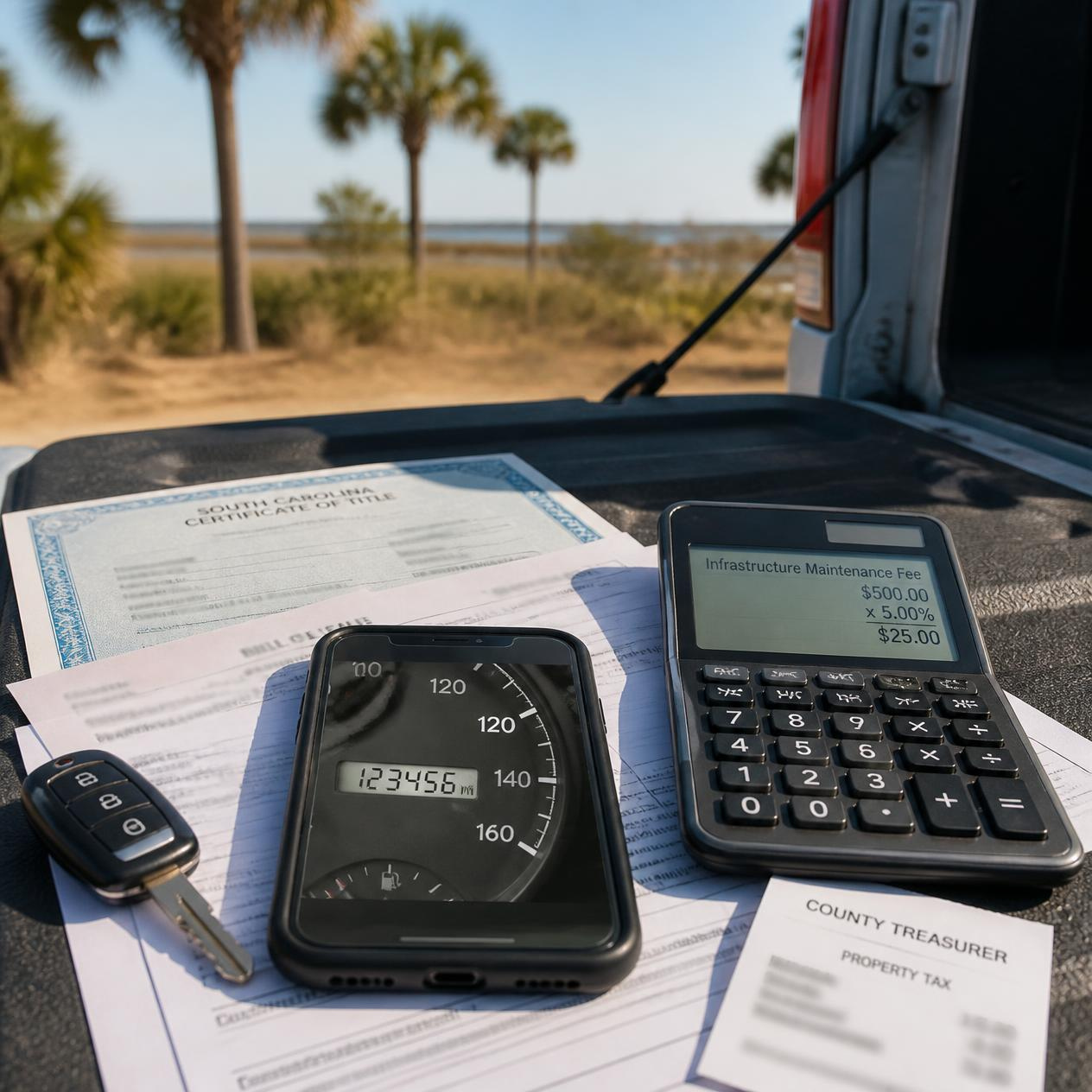 South Carolina Bill of Sale: Form 4031, $500 IMF and 45-Day Rule