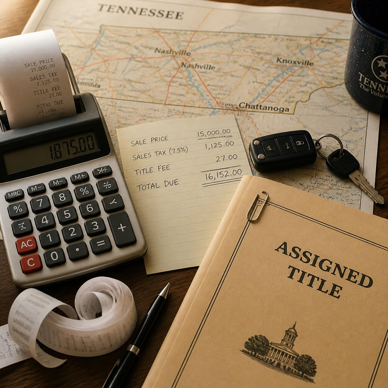 Tennessee Bill of Sale: Private-Sale Tax, Title Documents and Plate Transfer