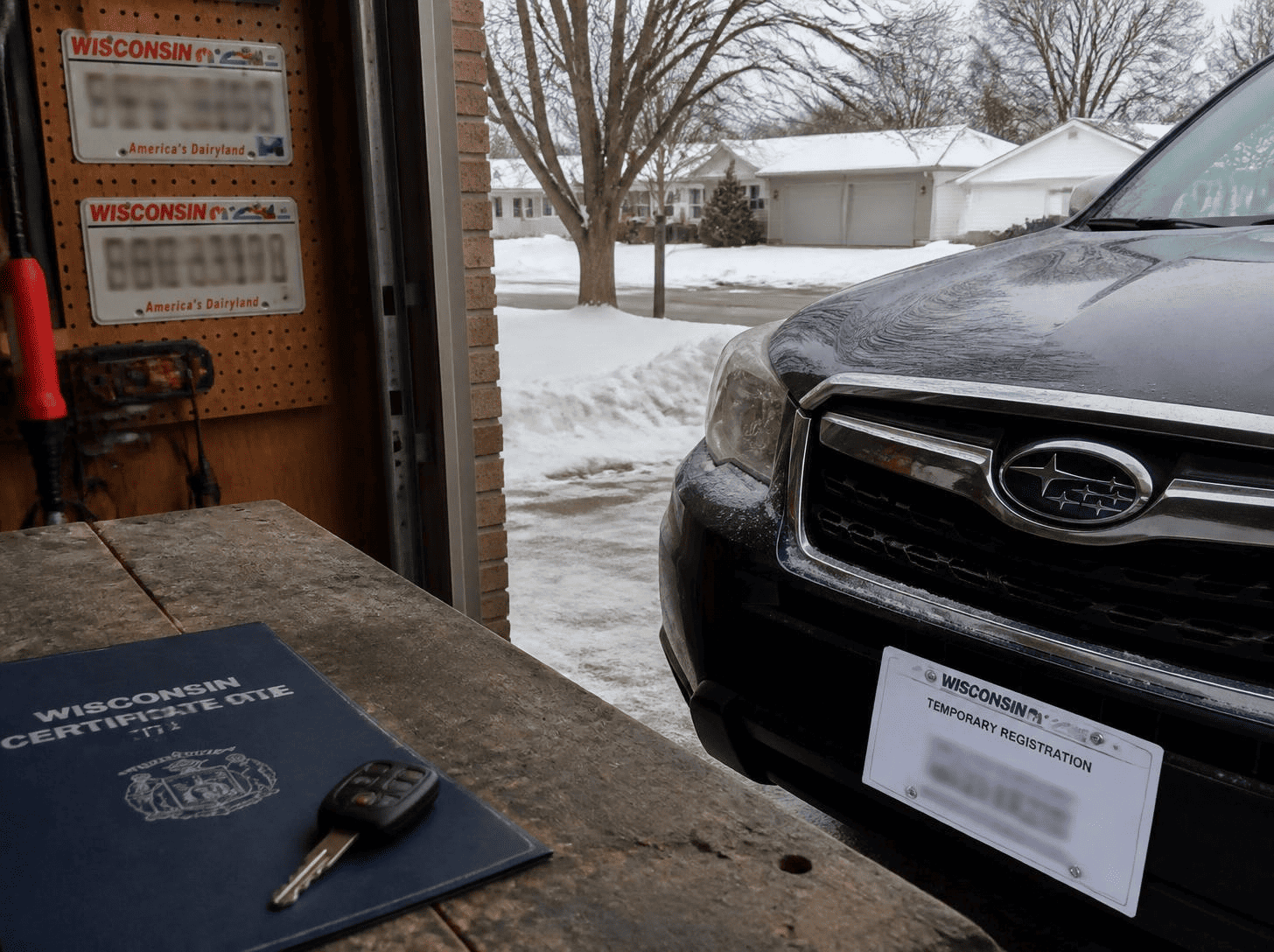 Wisconsin Bill of Sale: 2-Day Plate Rule, 30-Day Seller Notice and 5% Tax